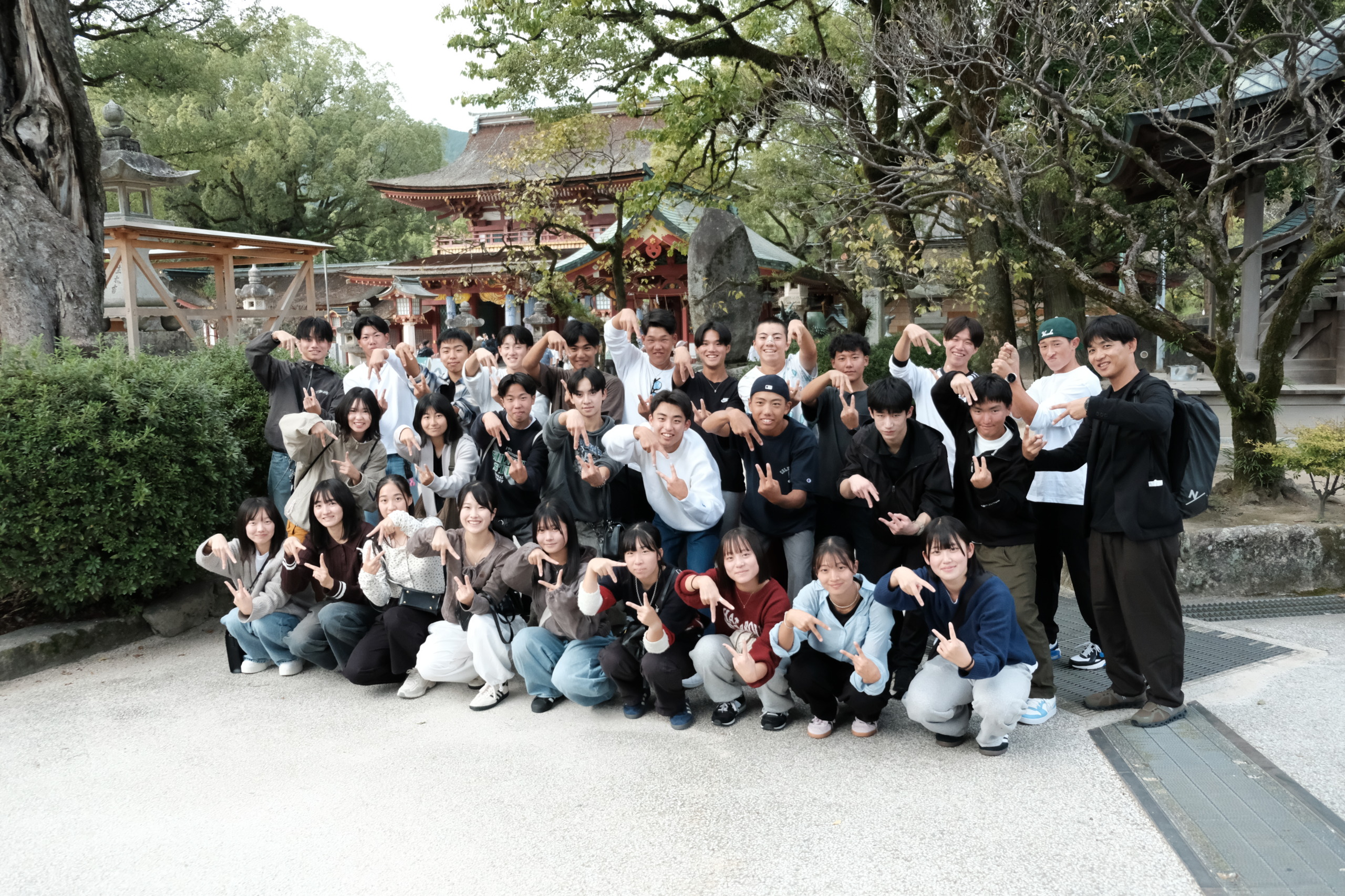 ２年生研修旅行 １０月２０日（月）～２３日（木）